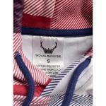 NEW Royal Savage Checkered Hoodie Red White Blue Sweatshirt Women's Size Small Photo 5