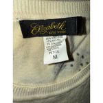 Vintage Elizabeth New York Womens Sweater Top Sz Medium Petite Cougars leopard Photo 1