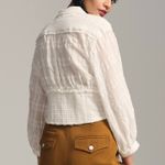 Anthropologie By  Smocked Buttondown Blouse Photo 2