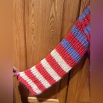 ZARA  Chunky Knit Crew Neck Oversized Striped‎ Sweater Balloon Sleeves Size Small Photo 15