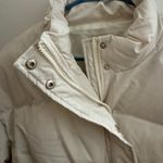 Dazy Cropped Winter Coat White Size 6 Photo 2