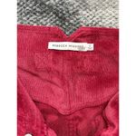 Rebecca Minkoff Brielle Red Corduroy Pocket Button Pencil Skirt Size 0 XS Photo 7