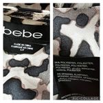 Bebe  Jumpsuit Leopard Animal Print Blouson Ankle Length S Dual Leg Cuff Party Photo 15