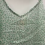 Billabong NWT Blooming Mini Dress White Green Floral Sleeveless Women’s Sz Large Photo 5