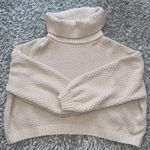 Chunky Turtle Neck Sweater Tan Size L Photo 0