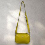 Coach  Jamie Pebbled Leather Camera Bag Crossbody Chartreuse CA207 Photo 2