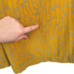 Anthropologie  Girls from Savoy Take Action Mini Dress 2 Gold Yellow 100% Silk Photo 5