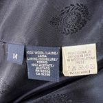 Vtg.‎ Lizsport Wool Blazer Women 14 Navy Blue Gold Crest Buttons Classic Preppy Photo 2