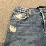 J Brand  Jeans Ivy Womens 26 High Rise Bleach Wrecked Faded Cropped Button Fly Photo 10