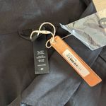 SKIMS  Stretch Silk Pajama Top in Soot, Size 2X Photo 3