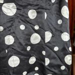 NWT INC International Concepts 100% Silk Black & White Polka Dot Skirt Size 8 Photo 5