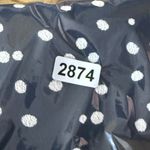 Maeve Polka Dot Finley Jumpsuit Wide Leg Drawstring Black Size US 0 UK 4 Photo 10