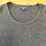 American Eagle  Outfitters Dark Grey Knit Sweater Dress Size Medium Ribbed Photo 6