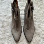 Rag and Bone Ramone  Suede Ankle Boots Size 36 Ice Grey Photo 2
