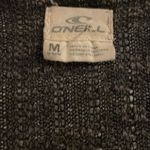 O'Neill O’Neill Hi Lo Knitted Black Gray Open Front Cardigan Size Medium Casual Cozy Photo 2