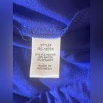 Zenana Outfitters Women's Plus Size 3XL Blue Skirt Drawstring Pockets Tulip Hem NWT Photo 5