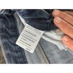 KanCan High Rise Wide Leg Crop Blue Denim Jeans Women's Size 9 / 28 Button Fly Photo 3