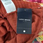 Lucky Brand NWT  Burnt Brick Crochet Open Back Halter Top Photo 5