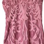 Bardot 4 XS Gia Lace Pencil Midi Dress Spaghetti Strap Pink Photo 11