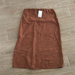 Nine West Brown Patterned Skirt NWT Photo 1
