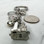Silver Tone Best in Show I Heart Love My Dog Charms Keychain Keyring Photo 5