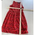 Jack by BB Dakota Jack BB Dakota‎ Dress Women's Small Pink Red Chevron Keyhole Mini Photo 7