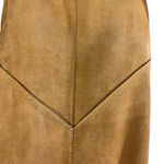 DKNY VINTAGE Y2K  100% Suede Leather Flare Pants tan/brown, Size 10 Photo 1