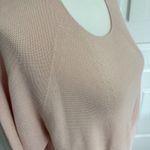 MM. LAFLEUR Pink Tencel Blend Long Sleeve Pullover Sweater Size Medium Photo 1