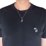 Star Pendant Necklace for Men Women Streetwear Hip Hop Unisex Necklace Silver Photo 4