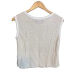 IVKO Woman Brocade Pullover Shadow Pattern Cream Sleeveless Size undefined Photo 3