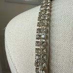 Bagatelle NWT  White Large Bow Crop Top Rhinestone Straps 8 Photo 6