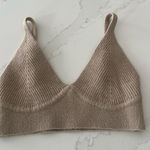 Beige Knit Top Tan Photo 0
