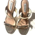 Steve Madden Metallic Gold Heels Size 8 Photo 0