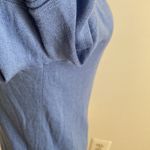 Loft  Blue Tie Back Knit Sweater Size Small Photo 7