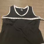 DTL Sleeveless Black &‎ White Tennis Jeweled Activewear Tank Top Size M Size M Photo 7