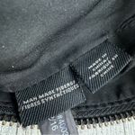 EXPRESS  Faux Pebbled Leather Fold Over Shoulder Bag Black‎ Chain Strap Photo 9