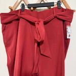 Lane Bryant  NWT High Rise wide leg plus size dress pants belted size 26 Photo 1
