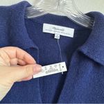 Madewell Cashmere-Wool Blend Polo Sweater in Bright Cobalt Size: M, NWT Photo 7