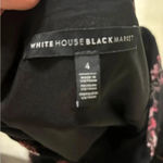 White House | Black Market  Skirt Tiered Ruffle WHBM Size 4 Pink Floral Office Photo 5