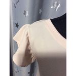 Bebe Small S Cropped Pink Short sleeve top ADORABLE Pastel VNC Photo 2