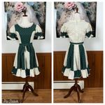 Charming Vintage 1970s Kate Schorer Squaredance Dress! Green Size 8 Photo 1