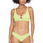l*space L* Ribbed Pratt Bikini Bottom In Mojito Photo 7