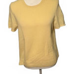 New Bloomingdale's Cashmere Short Sleeve Sweater Photo 0
