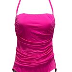 Merona Hot PInk One Piece Swimsuit Full Coverage Removable Strap Size M Photo 1