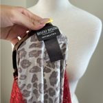 Bisou Bisou Cheetah Print Red Laced Top Photo 2