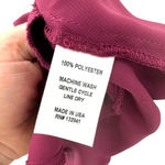 Amanda Uprichard  Vittoria Shift Dress Long Sleeve Purple‎ Burgundy Size Small Photo 8