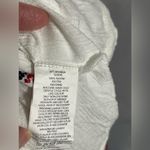 Wrangler  Women’s White Blue Red Embroidered Boho Pheasant Off Shoulder Top XL Photo 10