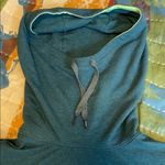 Under Armour  Teal Cowlneck Crop Hoodie Medium Photo 5