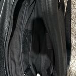 Vintage Tignanello black leather crossbody bag purse 9x7 Photo 4