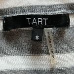 Tart Rare Women’s Long Sleeve Striped Print Cowl Neck Midi Sweater Dress Photo 3